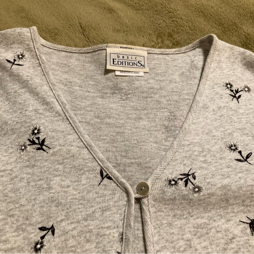 EUC Vintage Basic Editions Matching Cardigan and … - image 5
